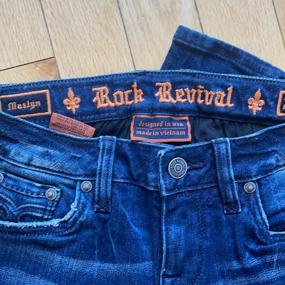 Rock Revival jeans Maslyn Ankle Skinny size 25 - Picture 2 of 7
